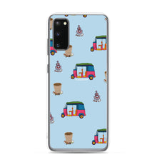 Load image into Gallery viewer, Auto, Earrings, and Chai Blue Phone Case: Samsung