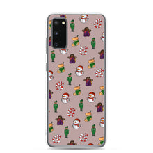 Load image into Gallery viewer, Desi Christmas Elements Gray Samsung Case