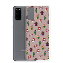 Load image into Gallery viewer, Desi Christmas Elements Gray Samsung Case