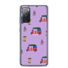 Load image into Gallery viewer, Auto, Earrings, and Chai Purple Phone Case: Samsung