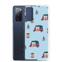 Load image into Gallery viewer, Auto, Earrings, and Chai Blue Phone Case: Samsung