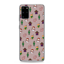 Load image into Gallery viewer, Desi Christmas Elements Gray Samsung Case