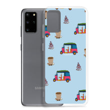 Load image into Gallery viewer, Auto, Earrings, and Chai Blue Phone Case: Samsung