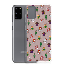 Load image into Gallery viewer, Desi Christmas Elements Gray Samsung Case