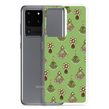 Load image into Gallery viewer, Desi Earrings Green Phone Case: Samsung