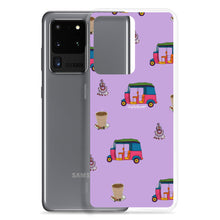 Load image into Gallery viewer, Auto, Earrings, and Chai Purple Phone Case: Samsung
