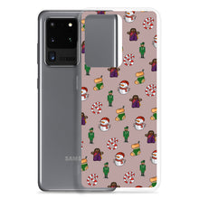 Load image into Gallery viewer, Desi Christmas Elements Gray Samsung Case