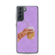 Load image into Gallery viewer, Iced Coffee Mendhi Hands Phone Case: Samsung