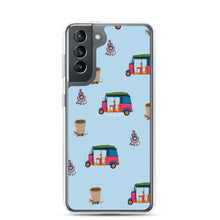Load image into Gallery viewer, Auto, Earrings, and Chai Blue Phone Case: Samsung