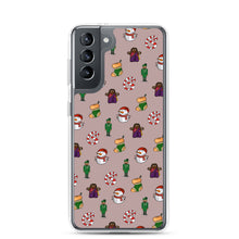 Load image into Gallery viewer, Desi Christmas Elements Gray Samsung Case