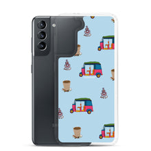 Load image into Gallery viewer, Auto, Earrings, and Chai Blue Phone Case: Samsung