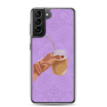 Load image into Gallery viewer, Iced Coffee Mendhi Hands Phone Case: Samsung