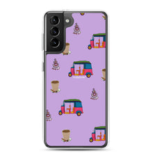 Load image into Gallery viewer, Auto, Earrings, and Chai Purple Phone Case: Samsung