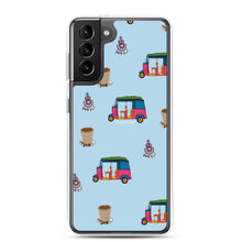 Load image into Gallery viewer, Auto, Earrings, and Chai Blue Phone Case: Samsung