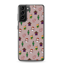 Load image into Gallery viewer, Desi Christmas Elements Gray Samsung Case