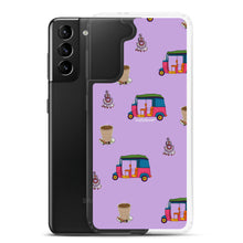 Load image into Gallery viewer, Auto, Earrings, and Chai Purple Phone Case: Samsung