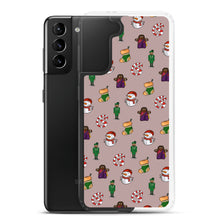 Load image into Gallery viewer, Desi Christmas Elements Gray Samsung Case