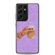 Load image into Gallery viewer, Iced Coffee Mendhi Hands Phone Case: Samsung