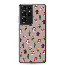 Load image into Gallery viewer, Desi Christmas Elements Gray Samsung Case