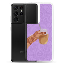 Load image into Gallery viewer, Iced Coffee Mendhi Hands Phone Case: Samsung
