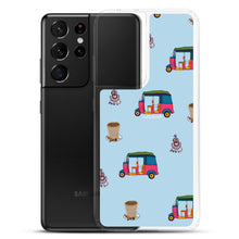 Load image into Gallery viewer, Auto, Earrings, and Chai Blue Phone Case: Samsung