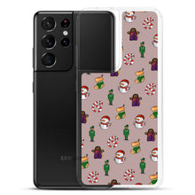 Load image into Gallery viewer, Desi Christmas Elements Gray Samsung Case