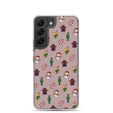 Load image into Gallery viewer, Desi Christmas Elements Gray Samsung Case
