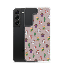 Load image into Gallery viewer, Desi Christmas Elements Gray Samsung Case