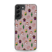 Load image into Gallery viewer, Desi Christmas Elements Gray Samsung Case