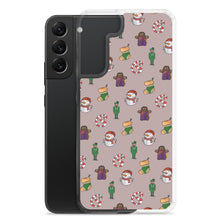 Load image into Gallery viewer, Desi Christmas Elements Gray Samsung Case