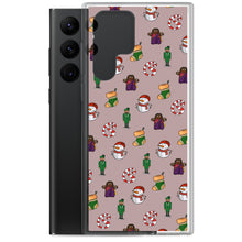 Load image into Gallery viewer, Desi Christmas Elements Gray Samsung Case
