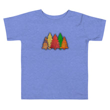 Load image into Gallery viewer, Toddler Christmas Fabric T-shirt