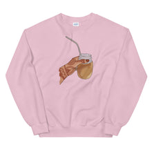 Load image into Gallery viewer, Iced Coffee Mendhi Hands Sweatshirt