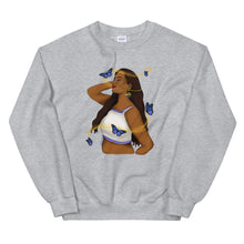 Load image into Gallery viewer, Butterflies and Body Positive Sweatshirt