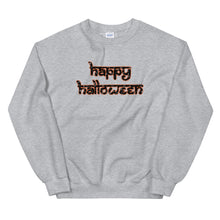 Load image into Gallery viewer, Happy Halloween Desi Black Letters Sweatshirt