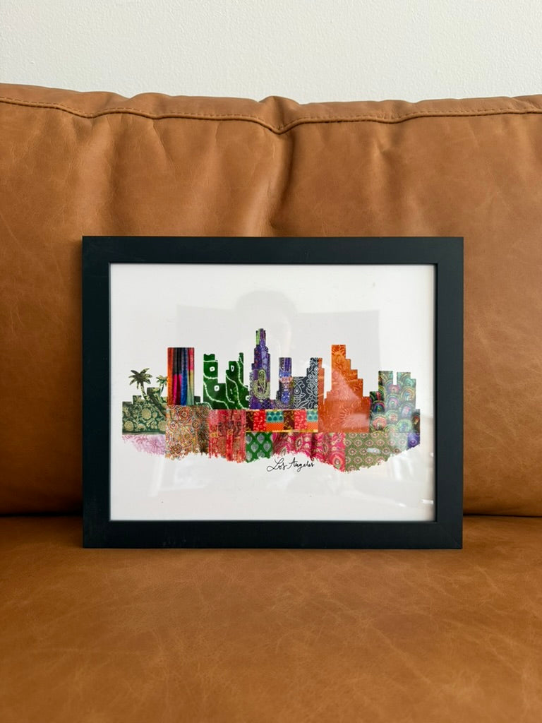 Los Angeles Print in Frame