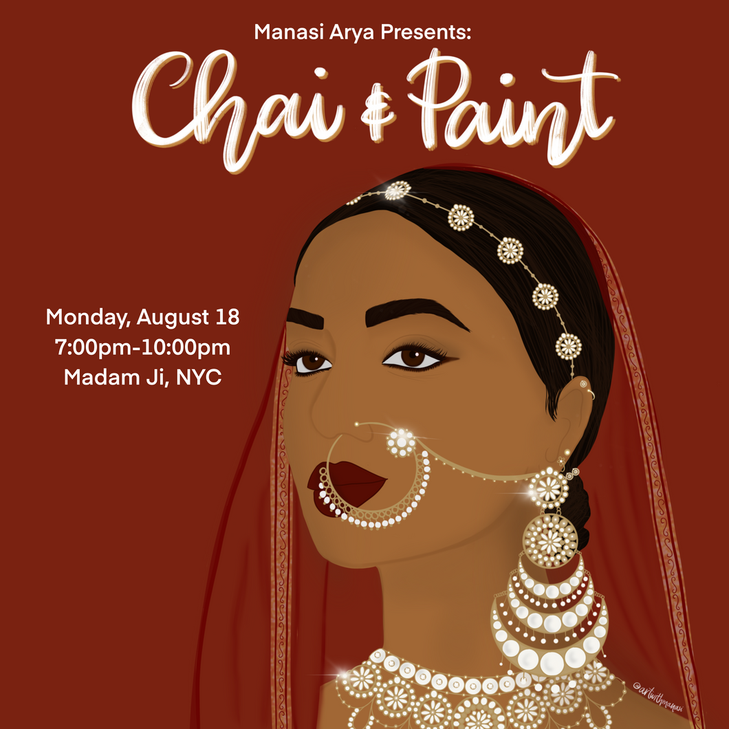 Chai and Paint: August 18 NYC