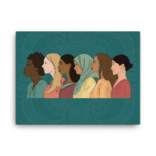 Load image into Gallery viewer, Side View Women Individual Empowerment Canvas
