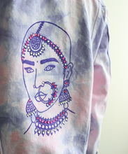 Load image into Gallery viewer, Line Drawing Rani Denim Jacket
