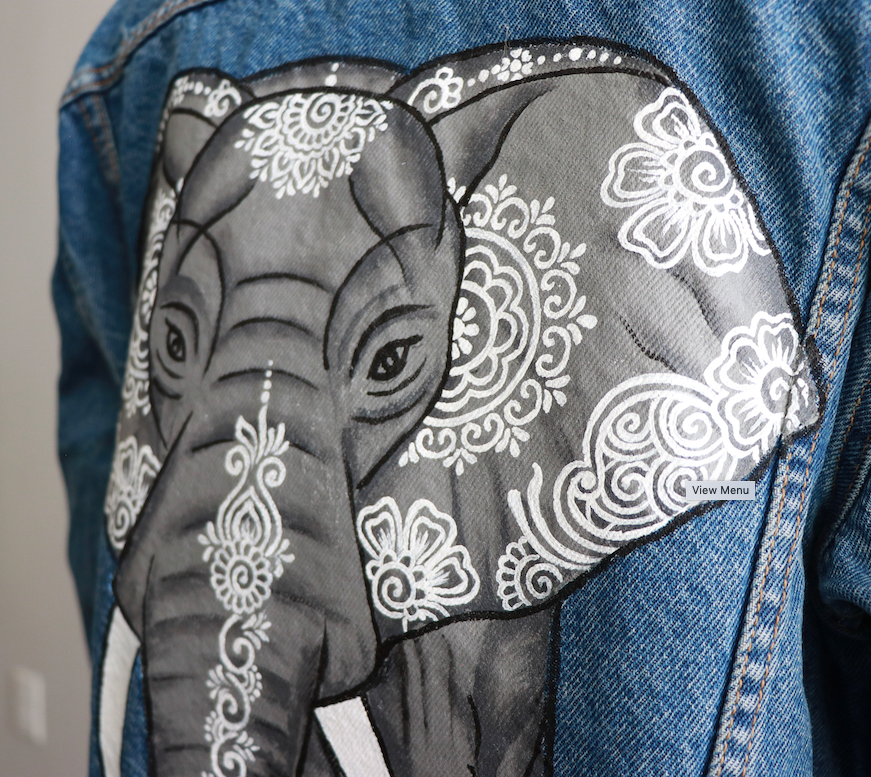 Elephant Denim Jacket