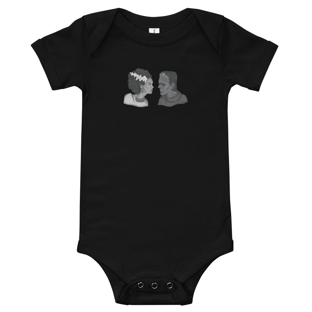 Baby Desi Frankenstein Couple Onesie