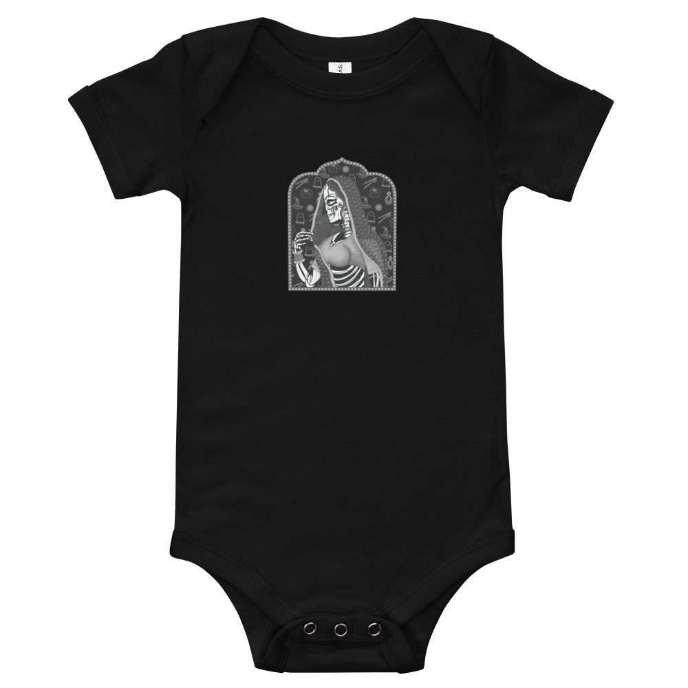 Baby Skeleton Rani Onesie