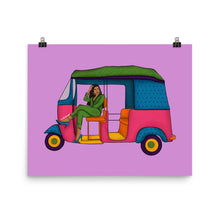 Load image into Gallery viewer, Hanging in an Auto Ricksha Print

