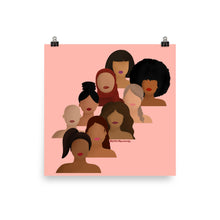Load image into Gallery viewer, Diverse Women Empowerment Print Light Pink
