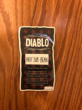 Load image into Gallery viewer, Desi Diablo Taco Bell Sauce Sticker: Beef Sub Bean
