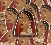 Load image into Gallery viewer, Sticker: Red and White Rani
