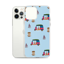 Load image into Gallery viewer, Auto, Earrings, and Chai Blue Phone Case: iPhone
