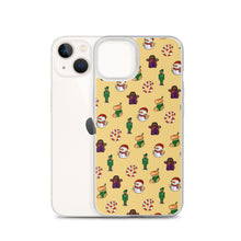 Load image into Gallery viewer, Desi Christmas Elements Yellow iPhone Case
