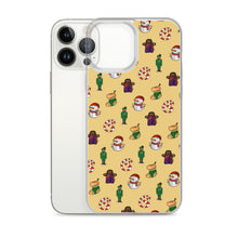 Load image into Gallery viewer, Desi Christmas Elements Yellow iPhone Case

