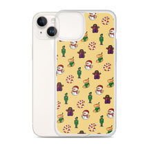 Load image into Gallery viewer, Desi Christmas Elements Yellow iPhone Case
